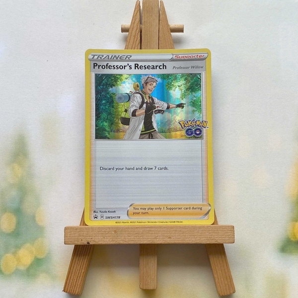 Thẻ hình Pokemon Professor's Research SWSH178 - Lá bài lẻ Sword & Shield Promo tiếng Anh chính hãng