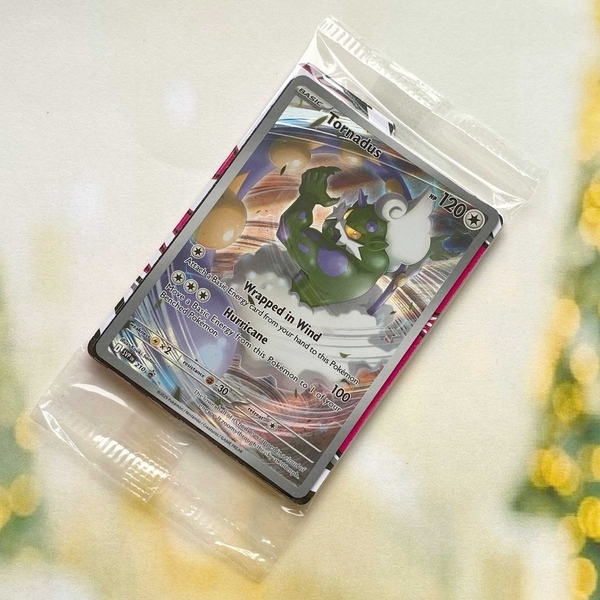 Thẻ hình Pokemon Tornadus SVP210 (SEAL) - Lá bài lẻ Scarlet Violet Promo tiếng Anh chính hãng ảnh 2