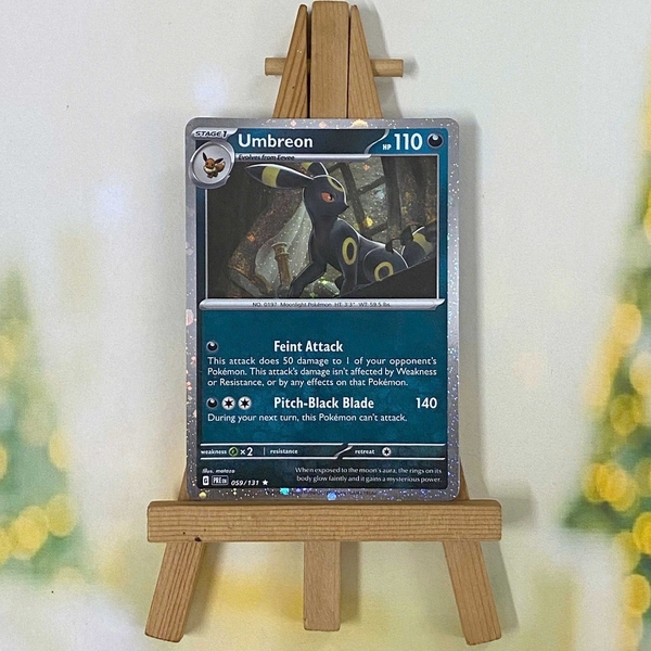 Thẻ hình Pokemon Eevee Evolves Cosmos Holo Promo từ hộp 8-tin Exclusive Prismatic Evolution chính hãng ảnh 4