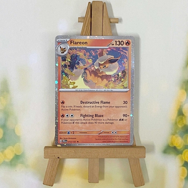 Thẻ hình Pokemon Eevee Evolves Cosmos Holo Promo từ hộp 8-tin Exclusive Prismatic Evolution chính hãng ảnh 9