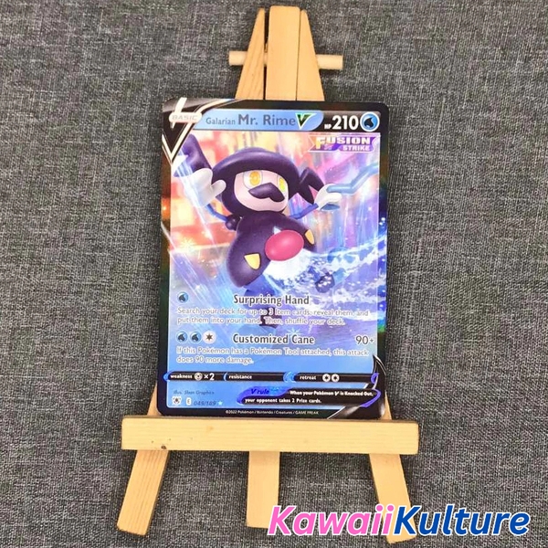 Thẻ hình Pokemon Galarian Mr. Rime V 049/189 - Lá bài lẻ Astral Radiance Ultra Rare tiếng Anh chính hãng