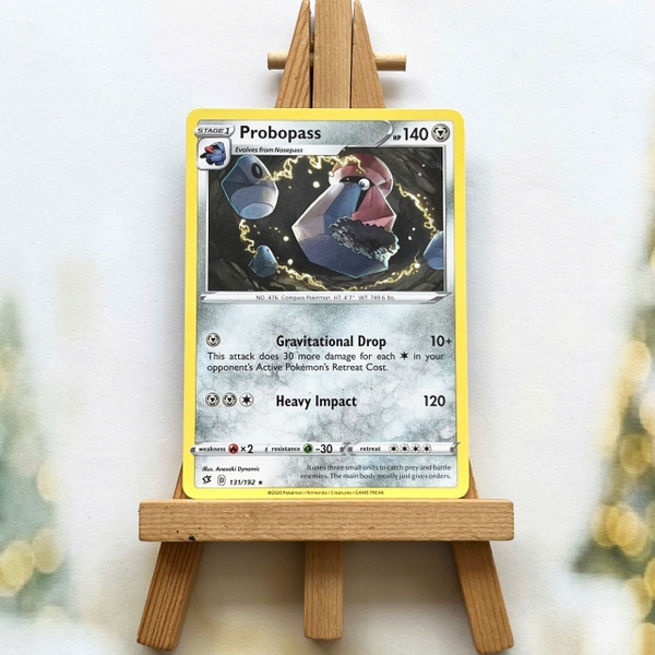 Thẻ hình Pokemon Probopass 131/192 - Lá bài lẻ Rebel Clash Rare tiếng Anh chính hãng