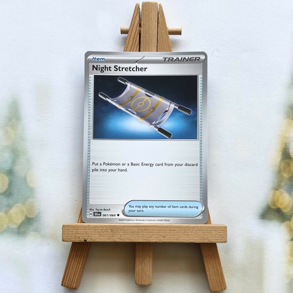 Thẻ hình Pokemon Night Stretcher 061/064 - Lá bài lẻ Shrouded Fable Uncommon Reverse Holo tiếng Anh chính hãng