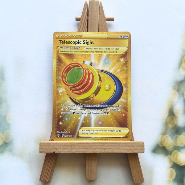 Thẻ hình Pokemon Telescopic Sight 203/185 - Lá bài lẻ Vivid Voltage Secret Rare tiếng Anh chính hãng