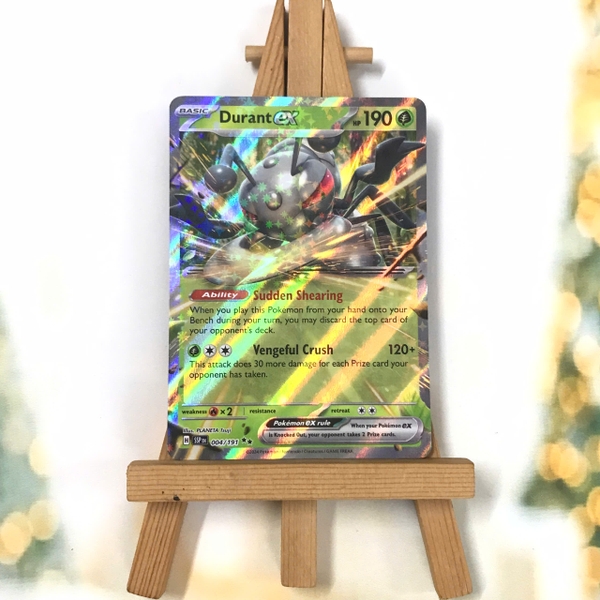 Thẻ hình Pokemon Durant ex 004/191 - Lá bài lẻ Surging Sparks Ultra Rare tiếng Anh chính hãng