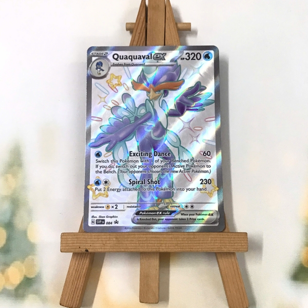 Thẻ hình Pokemon Quaquaval ex SVP084 - Lá bài Scarlet & Violet Shiny Promo tiếng Anh chính hãng