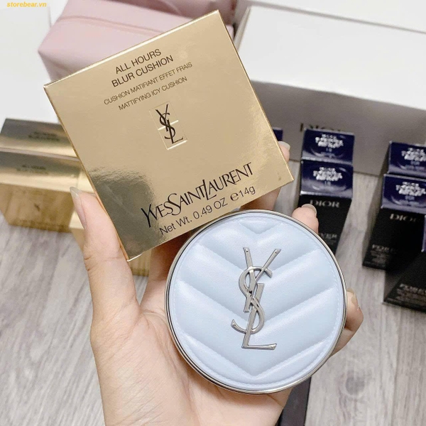Phấn Nước YSL All Hours Blur Cushion Powder 14g - Fullbox