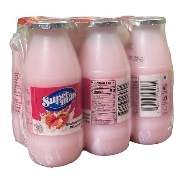 Sữa chua uống vị dâu Super Milk chai 80ml