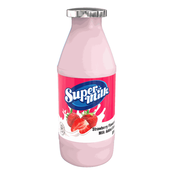 Sữa chua uống vị dâu Super Milk chai 80ml