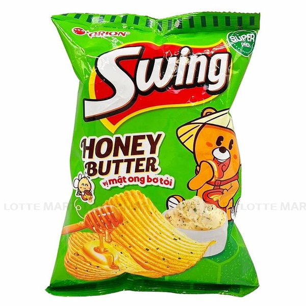 Snack Vị Mật Ong Bơ Tỏi Swing gói 52g