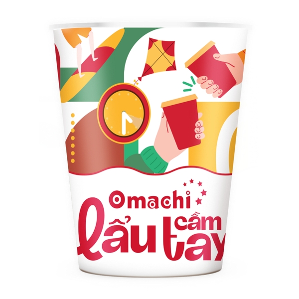 Lẩu Cầm Tay Omachi Tôm Hùm Phô Mai Ly 81g