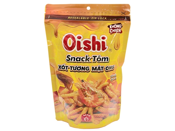 Snack tôm xốt tương mật ong Oishi gói 70g
