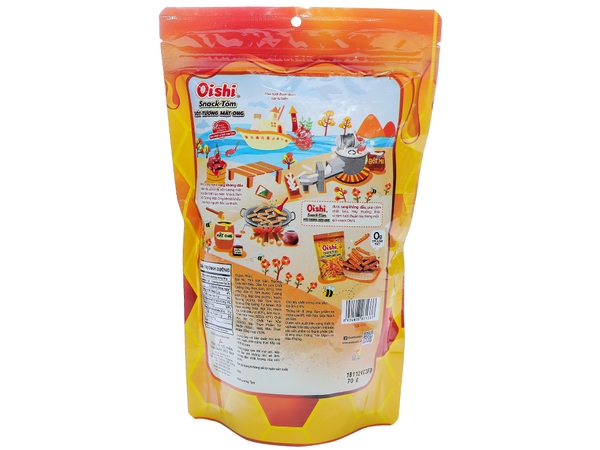 Snack tôm xốt tương mật ong Oishi gói 70g