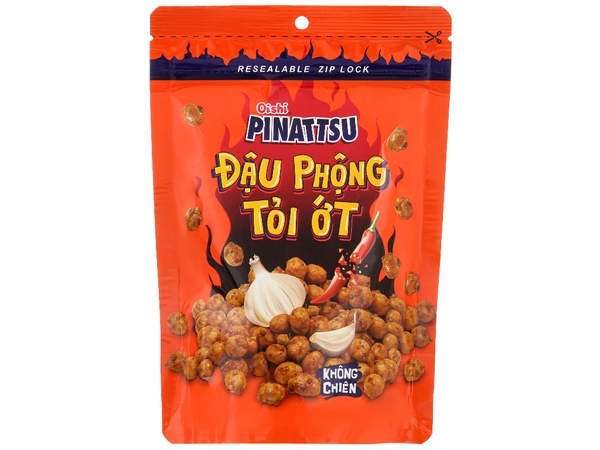 Oishi Pinattsu - Đậu phộng vị tỏi ớt gói 85g