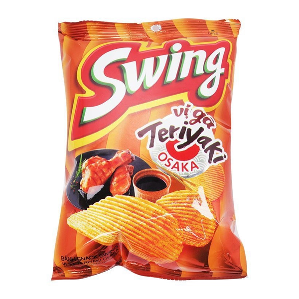 Snack Khoai Tây Swing vị Gà Teriyaki Osaka gói 52g