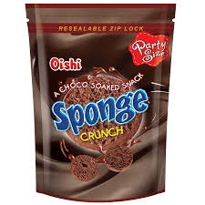 Snack nhúng sô cô la Oishi Sponge Crunch gói 85g