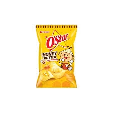 Snack Vị Bơ Mật Ong O'Star gói 52g