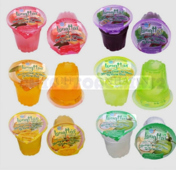Thạch trái cây ly jelly Long Hai gói 27g