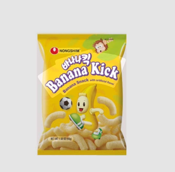 Bánh snack hương chuối Nongshim gói 45g
