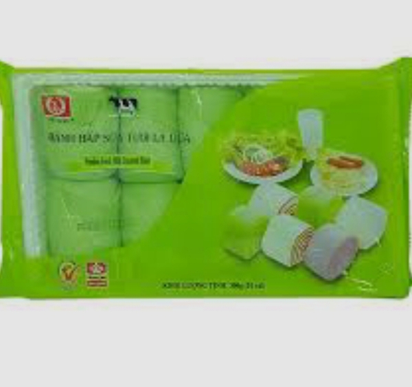 Bánh Bao sữa tươi lá dứa Việt Quán 30g