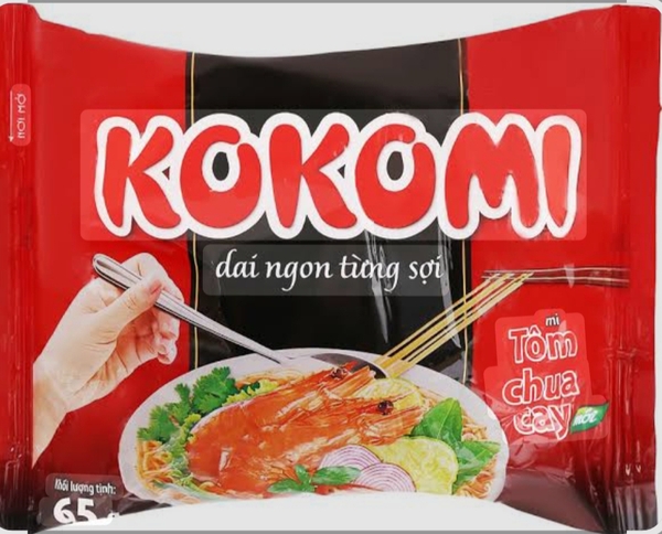 Mì Kokomi tôm chua cay gói 65g