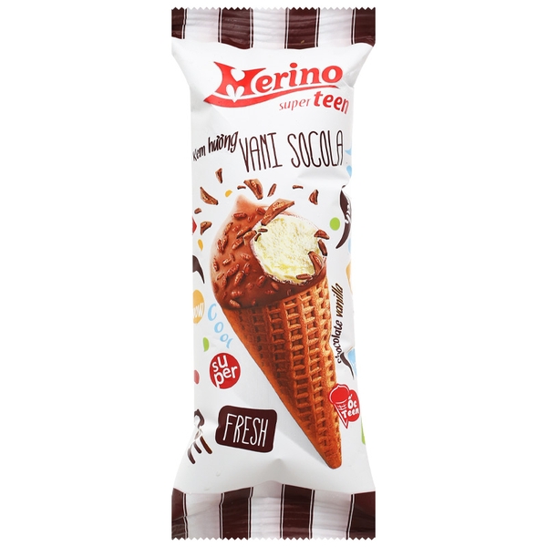 Kem vani socola Merino Super Teen cây 60g