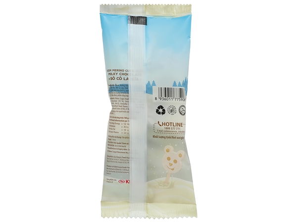 Kem Milky chocolate Merino Kool Cutie Bear cây 64g