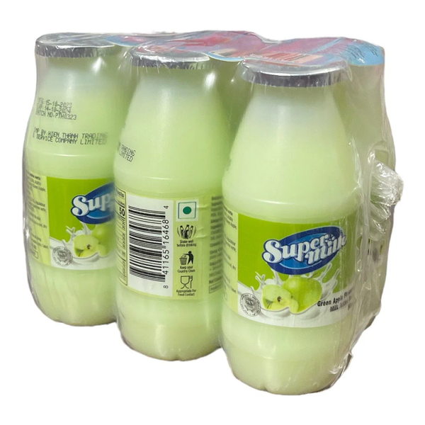 Sữa chua uống vị táo xanh Super Milk chai 80ml