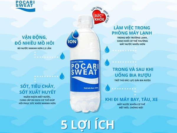 Thức Uống Bổ Sung Pocari Sweat  chai 500ml