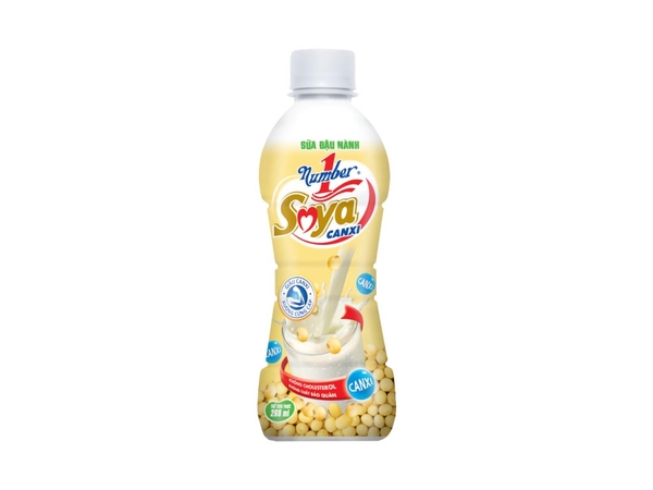 Sữa đậu nành Number1 Soya Canxi chai 268ml
