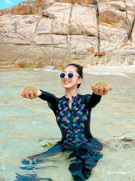 Lịch trình khám phá đảo Bình Hưng 2N1Đ của "Thánh nữ du lịch"