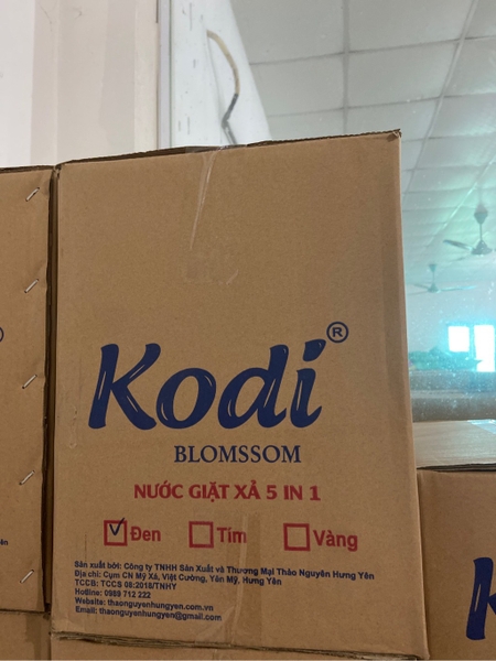 Nước giặt kodi đen 3,5 L