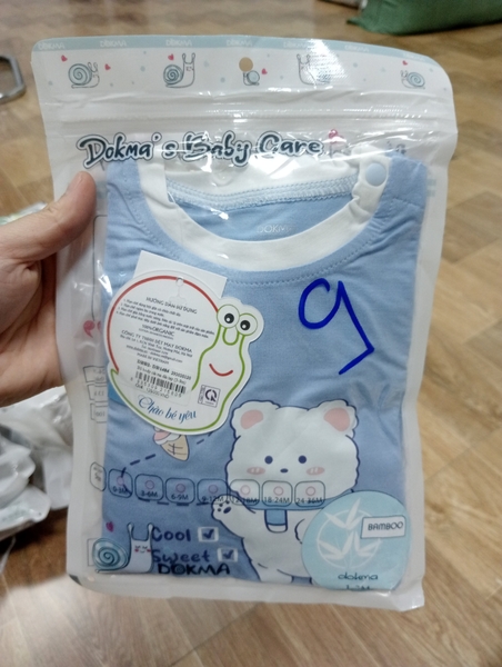 Bộ body cài vai dài tay DB1484