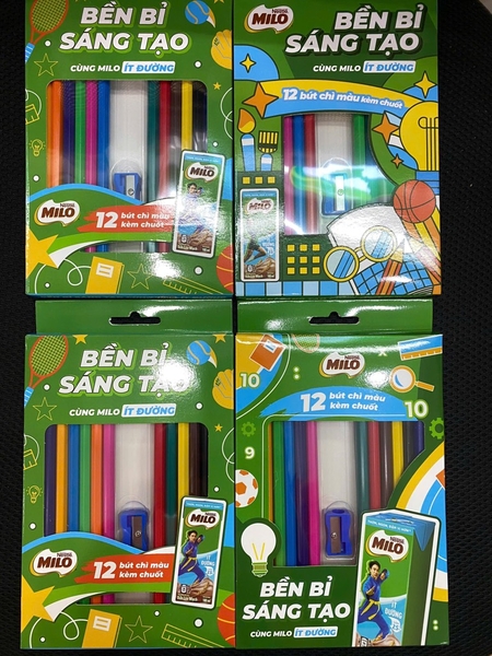 BỘ BÚT CHÌ MÀU MILO - “BỀN BỈ SÁNG TẠO”
