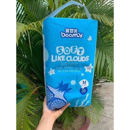 Bỉm Boomy Dán/Quần S120/M104/M100/L96/XL92/XXL88/XXXL84