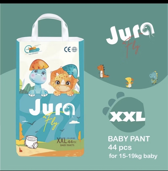Bỉm Quần Jura Fly Size 2XL - 44 Miếng | Dành Cho Bé Từ 15 đến 19kg