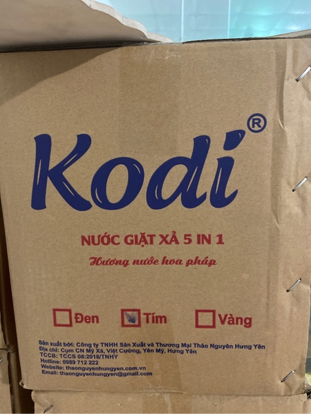 Nước giặt Kodi 5L
