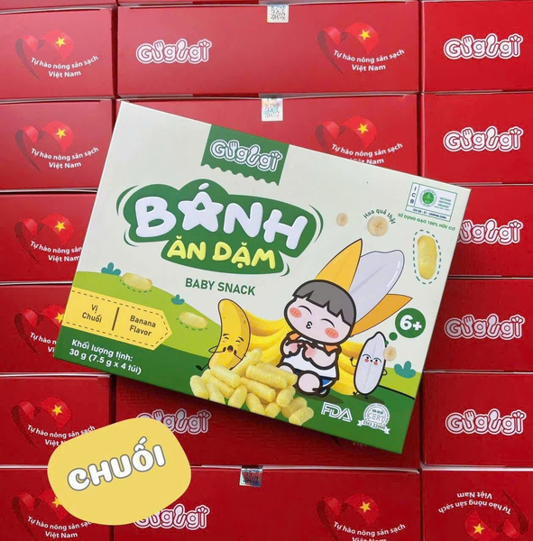 Bánh ăn dặm Gugugi vị chuối