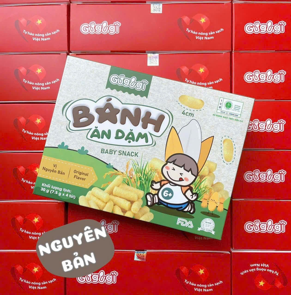 Bánh ăn dặm Gugugi vị nguyên bản