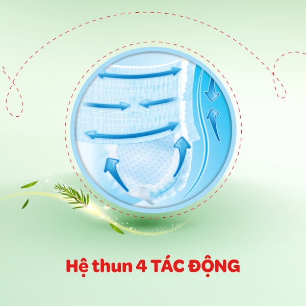 Tã quần Huggies Dry size L 38 miếng (9-14kg)