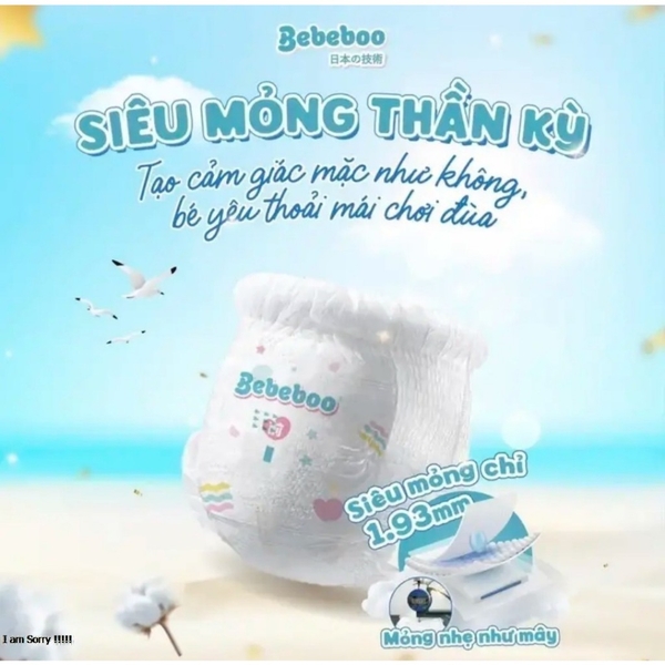 Bỉm Boomy Dán/Quần S120/M104/M100/L96/XL92/XXL88/XXXL84