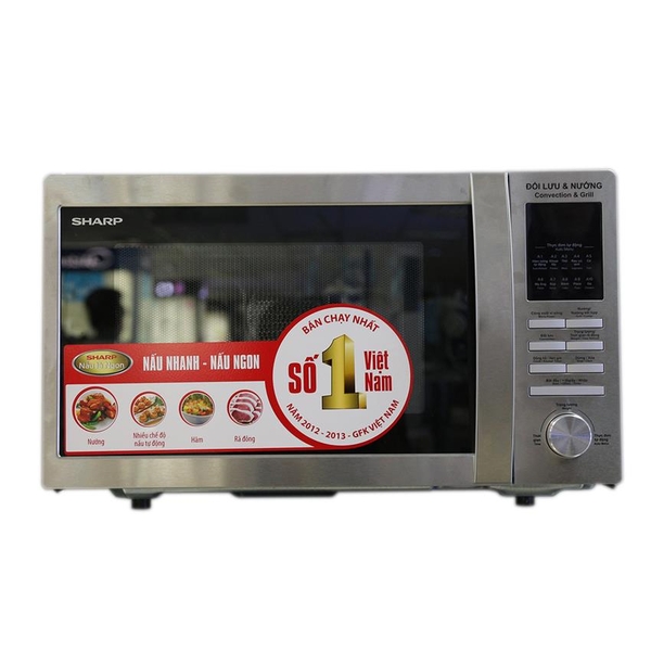 LÒ VI SÓNG SHARP RC825VN-ST điện tử 25 lít
