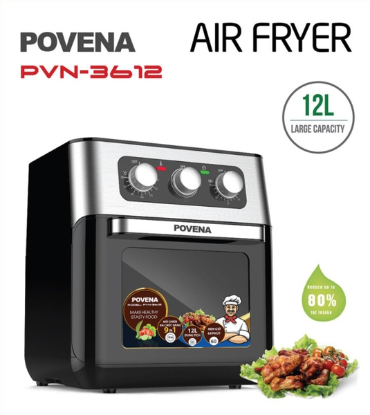 Nồi chiên không dầu Povena PVN-3612