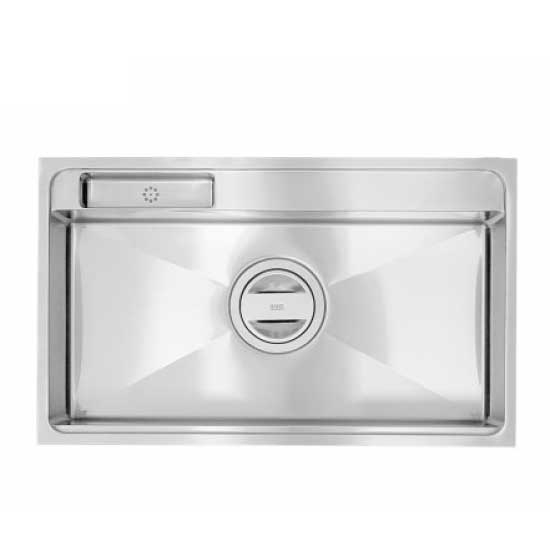 Chậu rửa bát 1 hố lớn và 1 hố rác Hàn Quốc ECOFA SQJP-850