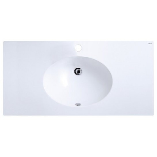 Chậu Rửa Lavabo Liền Bàn CAESAR LF5028