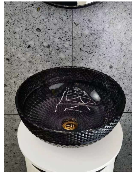 Chậu rửa pha lê (lavabo) đặt bàn CPL-1068
