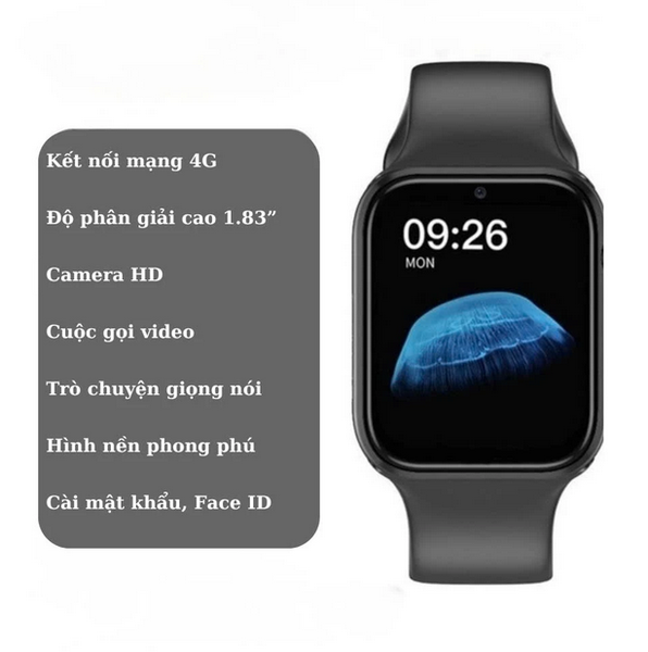 (GỌI VIDEO/4G) Đồng Hồ Định vị Trẻ Em HD 06 (bản 2025), Nghe Gọi Video 4G, Định Vị, chống nước IP67, sử dụng Tiếng Việt Bảo Hành 12 Tháng
