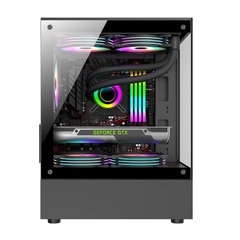 Vỏ máy tính KENOO ESPORT MK100 - Màu đen - (Size M-ATX)