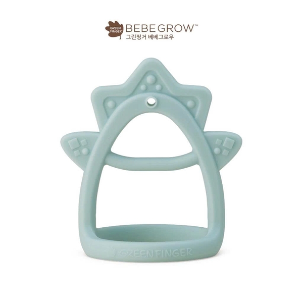Gặm nướu Bebegrow Green Finger màu xanh, hình sao