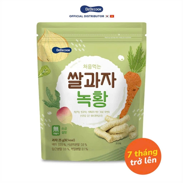 Bánh gạo que vị rau củ Bebecook